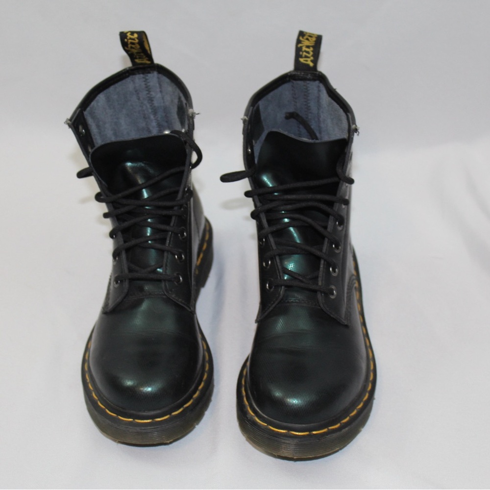 Dr Martens Doc Martens 1460w Ladies 7 Leather Combat Boots Air Wair - Picture 2 of 7